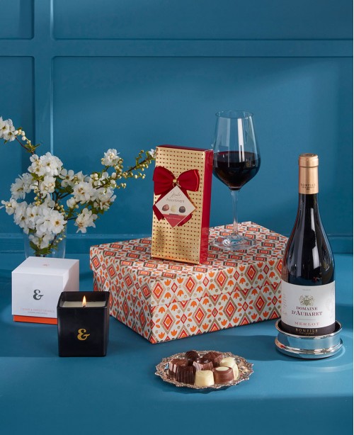 The Classic Thank You Gift Hamper <br/>(Wine Hamper)