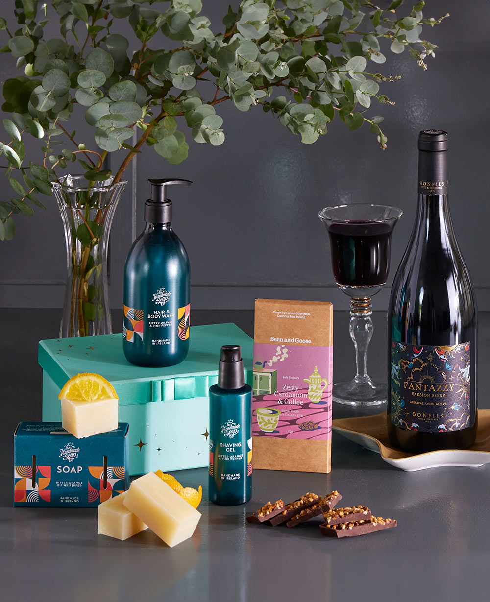 Wine & Wellness Retreat for Him Gift Hamper